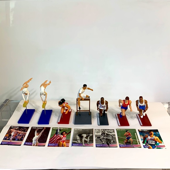 Olympic figurine w card Mattel vintage - Picture 2 of 15
